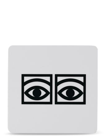 Ögon Coasters - Black Eyes Home Textiles Kitchen Textiles Placemats Hvit Olle Eksell