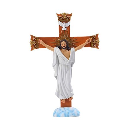 Hartsi Risti Krusifiksi Jeesus Patsas Katolinen Figuriini Seinälle Ripustettava Veistos Uskonnollinen Rukouskoriste Kodin Sisustus