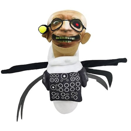 Skibidi toalett leksak plysch, forskare plysch stoppad figur docka presenter till barn och vuxna [DB]