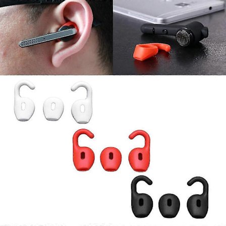 1 sett for Jabra Talk 45 silikonbeskyttelsesdeksler, skinnetui, øreputer, ørebeskyttelse p