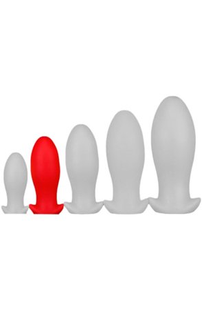 Eggplay Silicone Plug Saurus Egg Red Medium - Woome.pl