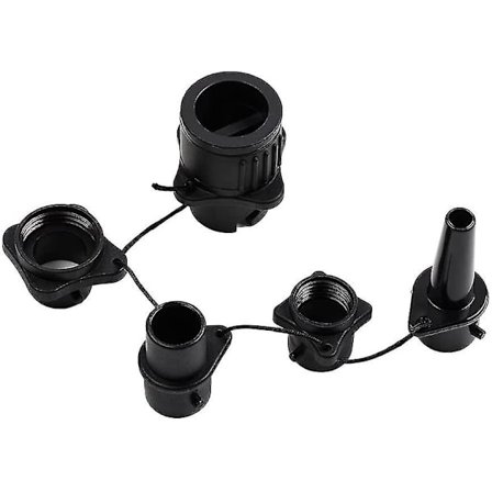 Oppblåsbar båtpumpe adapter og kite/boston ventil standard vanlig luftpumpe luftventil adapter eikeplate feste