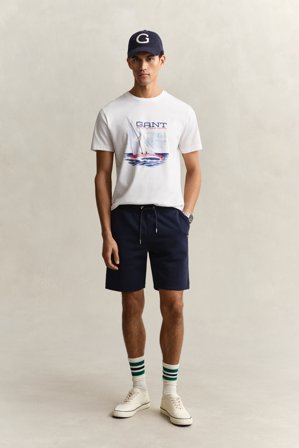 GANT Herren Sweatshorts (L) Marineblau