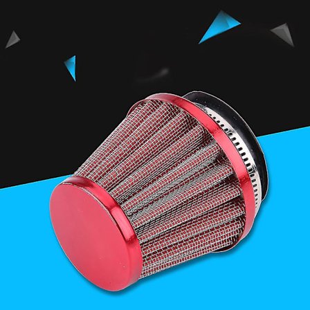 44mm luftfilter för Gy6 150cc Atv Quad 4 Wheeler Go Kart Buggy Scooter Moped (röd)