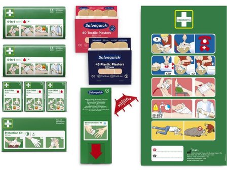 CEDERROTH Refill till Första Hjälpen-tavla - Lyreco - Skyddsutrustning - Första Hjälpen - Förband och Refill