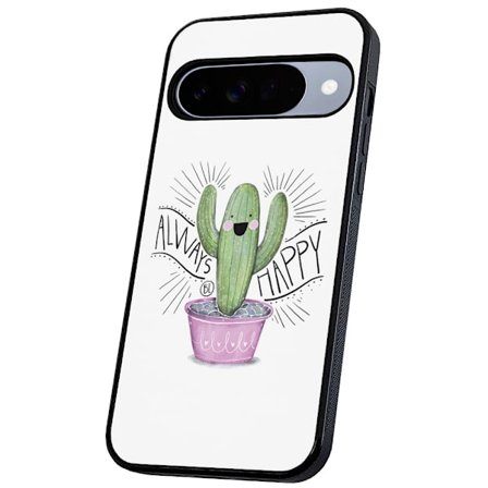 Google Pixel 10/10 Pro - Skal/Mobilskal Happy Cactus