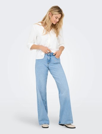 JDY Jdyruby Mw Wid Lb 1012 Dnm Noos - Blue - XS x 32