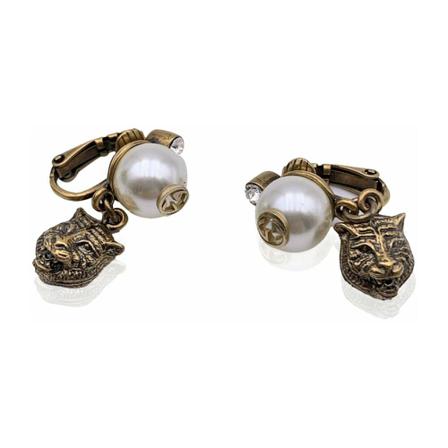 Gucci Vintage Rings , Geel , Dames , Maat: ONE Size