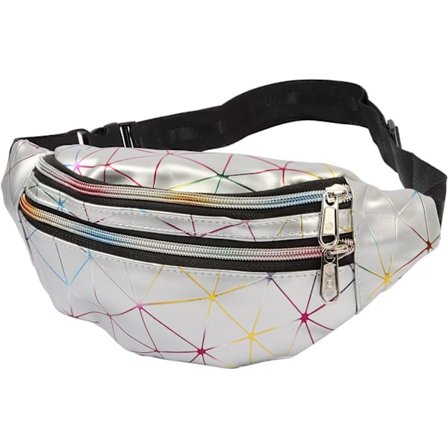 1 kpl PU-nahkainen vedenpitävä kaksoisvetoketjullinen vyölaukku matkalle