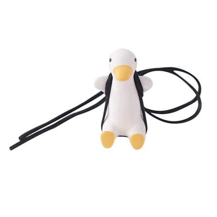 Søt andedukke bilpynt, svinger på bakspeilet, bilinteriørtilbehør, kvinnelig duft, håndlaget and (en svingende and)