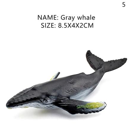 Simulering Marine Life Action Figurer Ocean Animal Model Educat A5