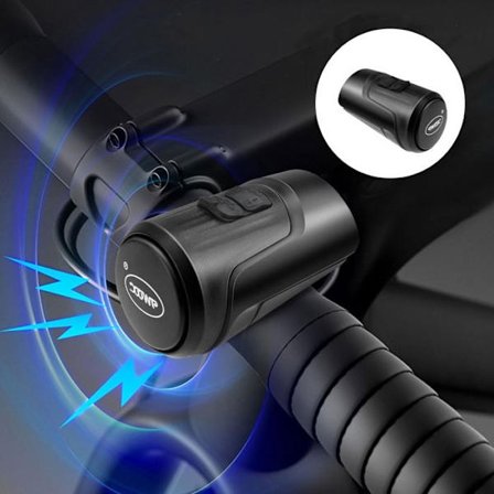 Elektrisk sykkelklokke - Ikke spesifisert - 125dB - Tyverialarm - USB-oppladbar - IPX5 vanntett
