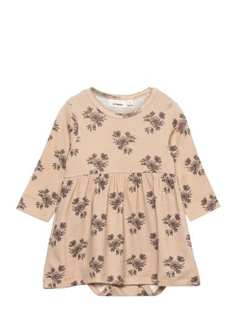 Nbfgaya Ls Body Dress July Lil Beige Lil'Atelier