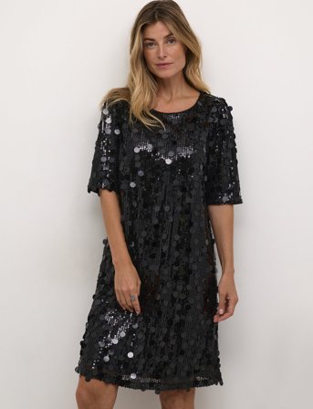 Cream Crshine Short Dress - Black - XS