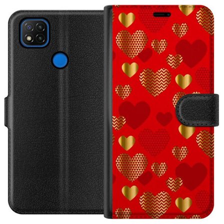 Yhteensopiva Lompakkokotelo Xiaomi Xiaomi Redmi 9C GoldenHearts