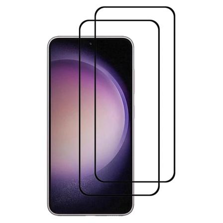 [2-PACK] Samsung S23 FE Heltäckande Skärmskydd i Härdat Glas