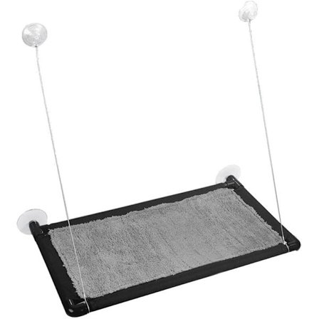 Kattvindusplass Hengekøyesete, Kattehammock Vindu, Svært Robust Katteseng for Innendørs Hvileplass Sikkerhet