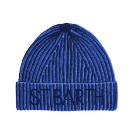 MC2 Saint Barth, Beanies Blauw, Heren, Maat:ONE Size