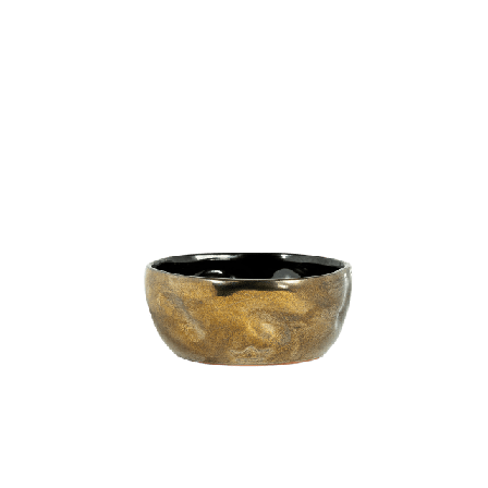 Dutchdeluxes Skål 500ml 6.5x15cm Skålar Unisex Guld M