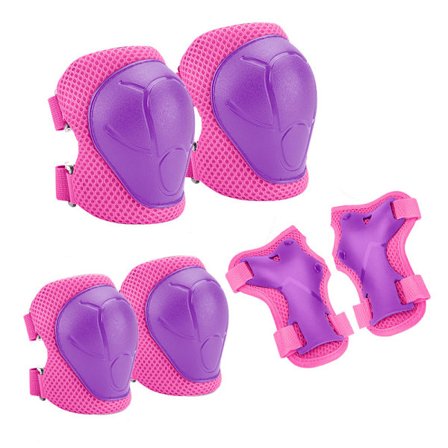 Barn skyddsutrustning set knäskydd för barn 3-14 år (6PCS)