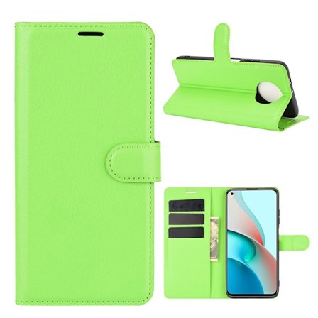 Classic Xiaomi Redmi Note 9T / Note 9 5g Läppäkotelo - Vihreä