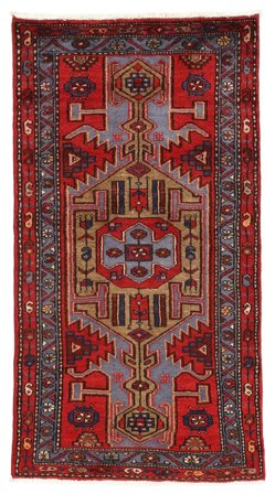 Medaljong Liten Hamadan Matta 78X147 Ull