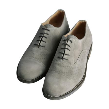 Duca di Morrone, Lace Up Shoes Grijs, Heren, Maat:40 EU