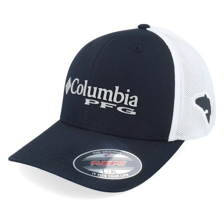 Columbia - Svart trucker Caps - Logo Mesh Ball Cap Black/White Trucker @ Hatstore