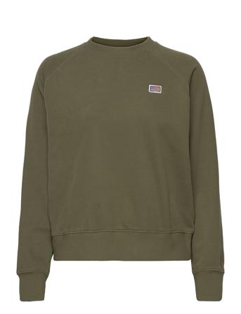 W. Mini Flag Badge Sweat Green Svea