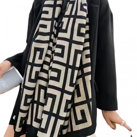 Dam Scarves Lady Lätt Mjuk Fashion Solid Scarf Wrap Sjal för Alla Säsonger