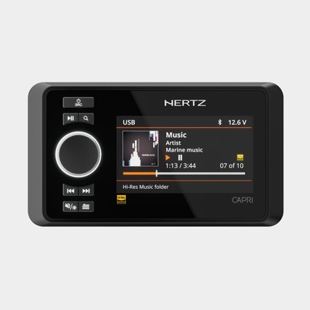 Marine stereo Hertz Capri H100, 12 V, 280 W, black