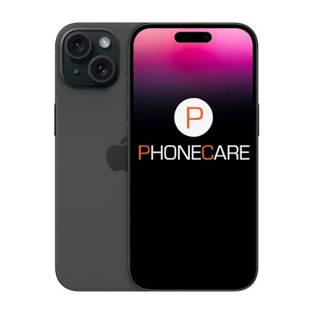 Begagnad iPhone 15 128GB Svart - Använt skick