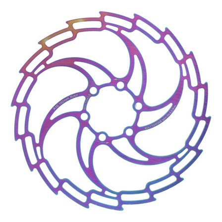 Rustfritt stål galvanisk farge Blendende hul Ultralett sykkel skivebrems Sykkeltilbehør 160MM