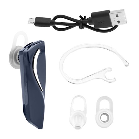 Smart trådløs oversættelses-Bluetooth-in-ear-headset til forretningsmæssig inter-oversættelse (blå)