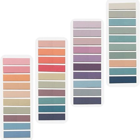 Gjennomsiktige notater, feilmarkører, indeksklistremerker, søte kategorier, notater, klistremerker