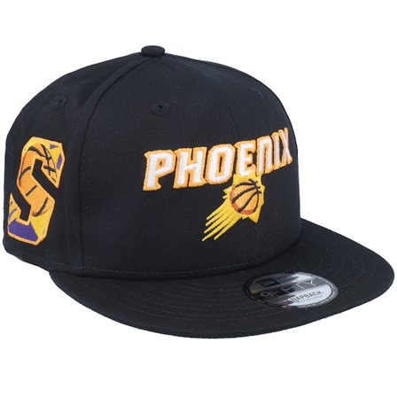 New Era - NBA Black snapback Czapka Z Daszkiem - Phoenix Suns NBA Patch 9FIFTY Black Snapback @ Hatstore