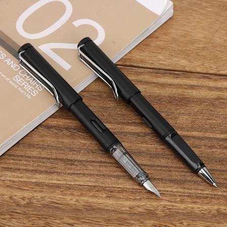 2 kpl Fonttani-kyn Ruostumaton Ter s Kalligrafia Mustekyn Opiskelija Koulu Tarvikkeet Musta