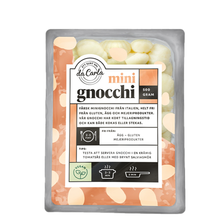 Da Carla Glutenfri Mini Gnocchi 500 g