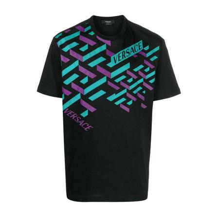 Versace T-Shirts svart, Herr, Herr, Storlek: L