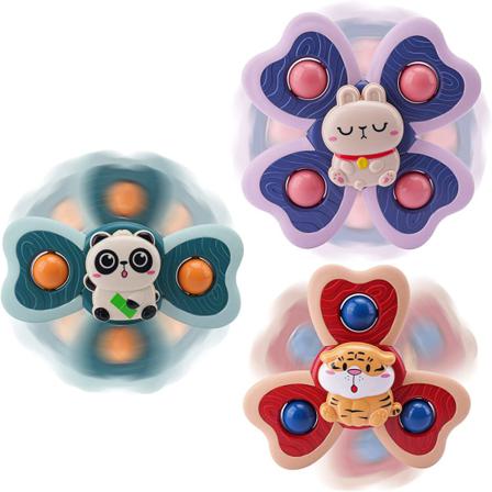 Sugkopp Spinner Toy, Reseleksaker För Småbarn 12-18 Månader