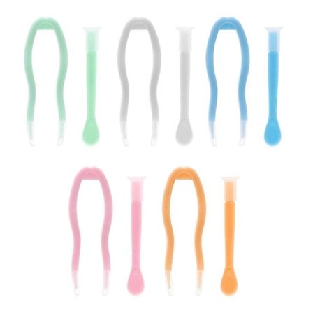 5 stk. pinsett og sugekopp for linser, innsetter og fjerner, pakket i eske for reise og hjemmebruk (Grønn + Blå + Rosa + Oransje + Hvit)