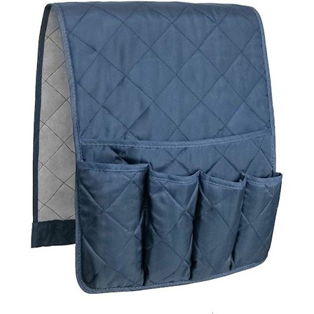 Soffa fåtölj armstödsorganisatör halkfri caddy-väska för soffa fåtölj förvaringsväska för telefon böcker tidningar TV-fjärrkontroll