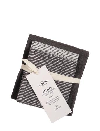Gift Set Ii Home Textiles Wash & Clean Dishes Cloths & Dishbrush Monivärinen/Kuvioitu The Organic Company