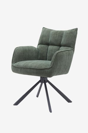 Håum - Stol 2-pak Piteå - Grøn - Stole med armlæn - Fra Homeroom