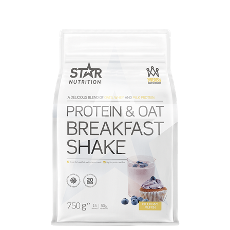 Star Nutrition Protein & Havre Måltidserstatning Shake 750 g