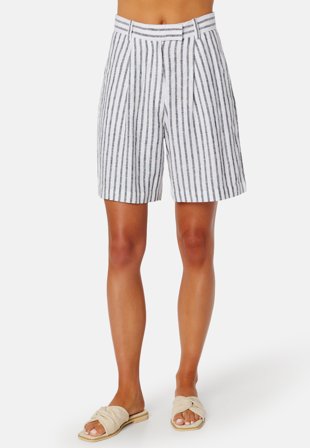 BUBBLEROOM-CC linen striped shorts-36