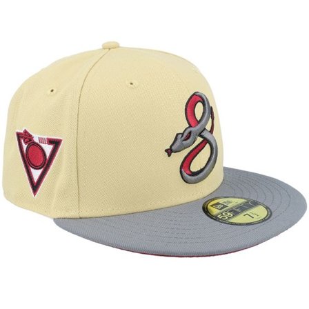 New Era - MLB Gul fitted Keps - Arizona Diamondbacks 59FIFTY Titan Soft Yellow/Grey/Red Fitted @ Hatstore