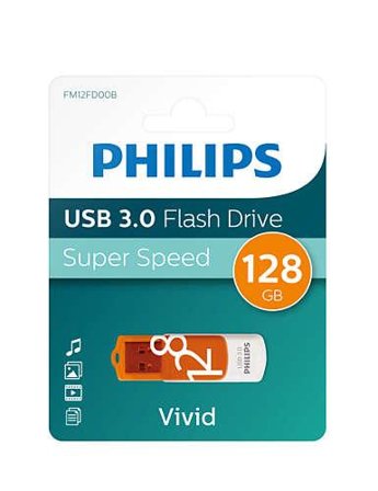 Philips FM12FD00B Vivid Edition 3.0 - USB-flashstasjon - 128 GB