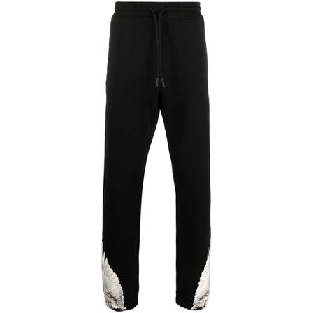 Marcelo Burlon Bukser Sort, Herre Jogging Bukser