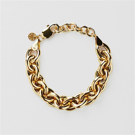 Premium Bold armband - 18K Vergoldetes Sterlingsilber
